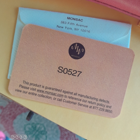 MONSAC LEATHER PURSE - Picture 8 of 8